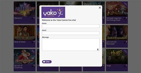 yako casino live chat.